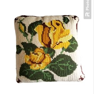 Vintage 60s/70s Pillow (handmade)